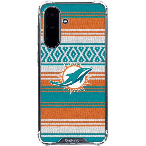 NFL Miami Dolphins Trailblazer Galaxy A36 5G Clear Case