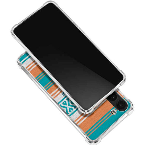 NFL Miami Dolphins Trailblazer Galaxy S24 FE Clear Case