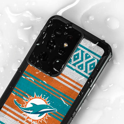NFL Miami Dolphins Trailblazer Galaxy S24 Ultra Waterproof Case