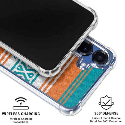 NFL Miami Dolphins Trailblazer Galaxy S25 Plus Clear Case