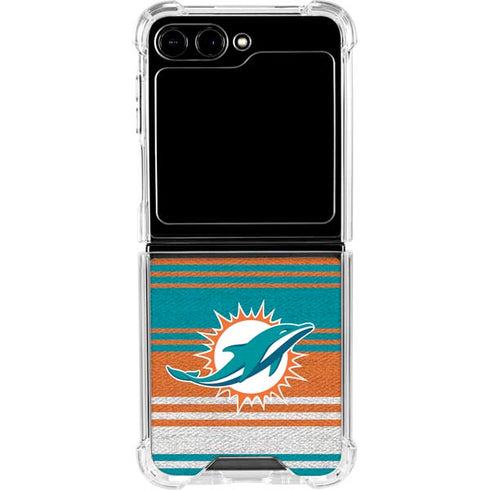 NFL Miami Dolphins Trailblazer Galaxy Z Flip6 Clear Case