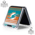 NFL Miami Dolphins Trailblazer Galaxy Z Flip6 Clear Case