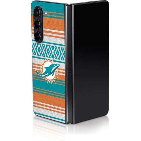 NFL Miami Dolphins Trailblazer Galaxy Z Fold5 5G Skin