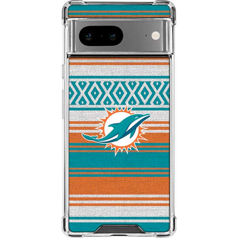 NFL Miami Dolphins Trailblazer Google Pixel 8a Clear Case