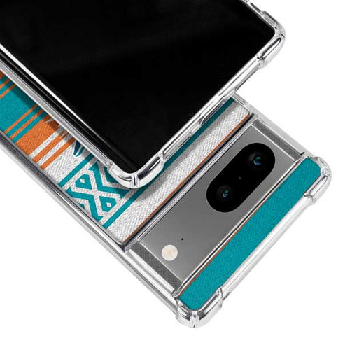 NFL Miami Dolphins Trailblazer Google Pixel 8a Clear Case