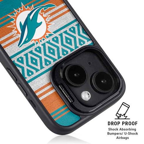 NFL Miami Dolphins Trailblazer iPhone 13 Kickstand Case