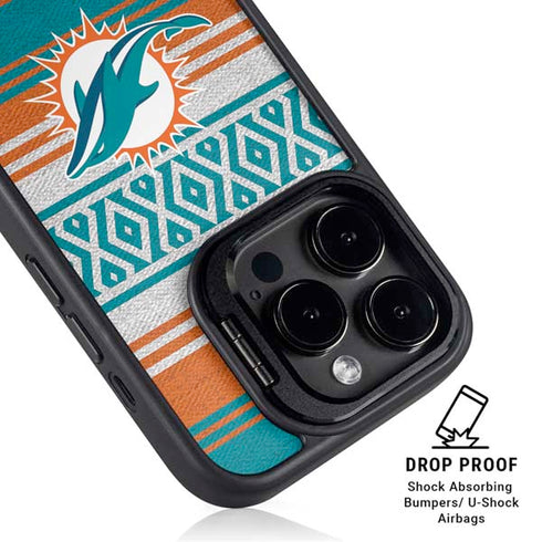 NFL Miami Dolphins Trailblazer iPhone 14 Pro Max Kickstand Case