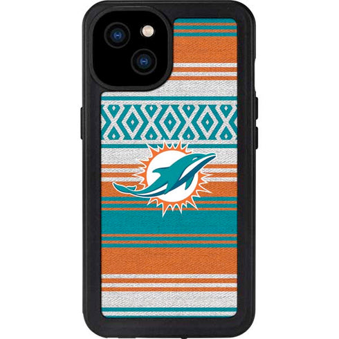 NFL Miami Dolphins Trailblazer iPhone 15 Plus Waterproof Case