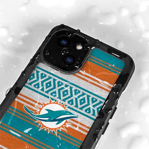 NFL Miami Dolphins Trailblazer iPhone 15 Plus Waterproof Case