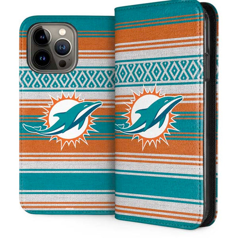 NFL Miami Dolphins Trailblazer iPhone 15 Pro Max Folio Case