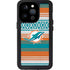 NFL Miami Dolphins Trailblazer iPhone 15 Pro Waterproof Case