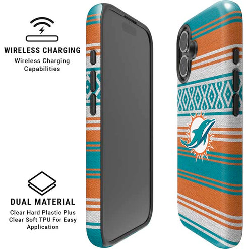 NFL Miami Dolphins Trailblazer iPhone 16 Magsafe Impact Case