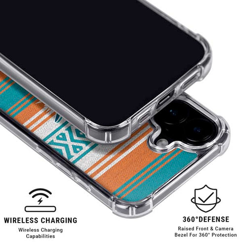 NFL Miami Dolphins Trailblazer iPhone 16 Plus Clear Case