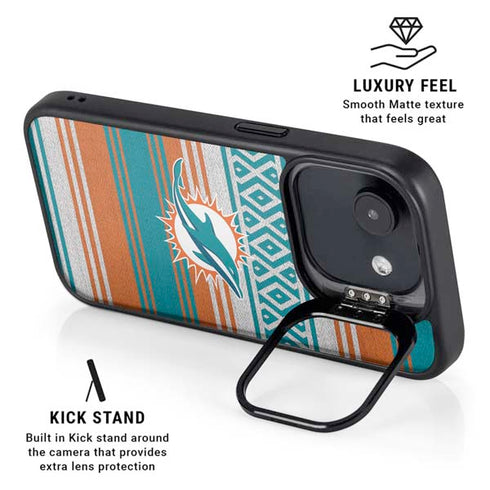 NFL Miami Dolphins Trailblazer iPhone 16e Kickstand Case