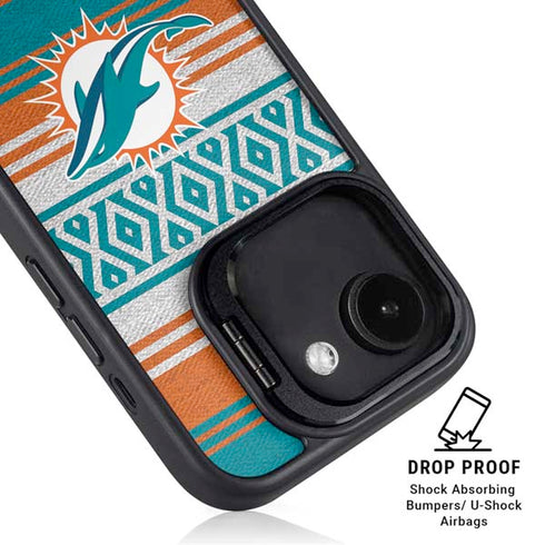 NFL Miami Dolphins Trailblazer iPhone 16e Kickstand Case