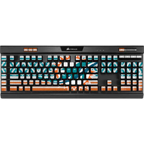 NFL Miami Dolphins Trailblazer K95 RGB PLATINUM Mechanical Gaming Keyboard Skin