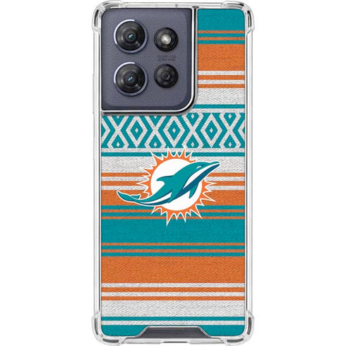 NFL Miami Dolphins Trailblazer Moto G Power 5G (2025) Clear Case