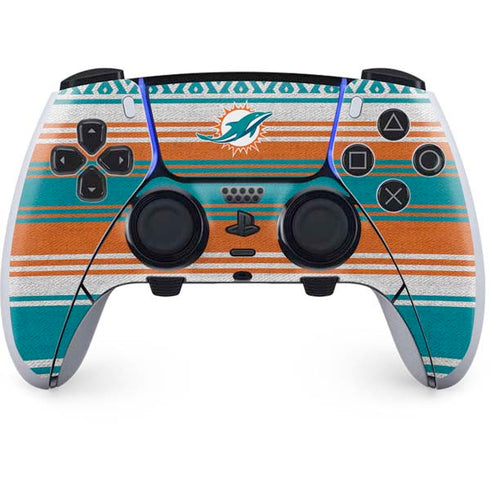 NFL Miami Dolphins Trailblazer PS5 DualSense Edge Pro Controller Skin