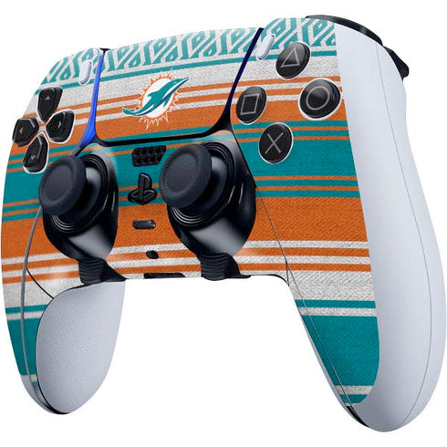 NFL Miami Dolphins Trailblazer PS5 DualSense Edge Pro Controller Skin