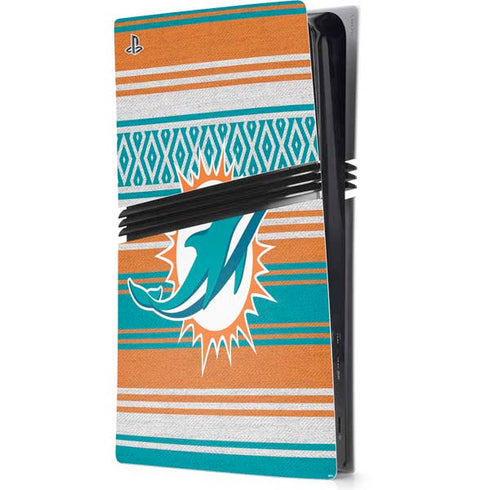 NFL Miami Dolphins Trailblazer PS5 Pro Console Skin