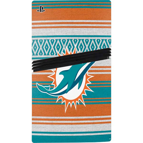 NFL Miami Dolphins Trailblazer PS5 Pro Console Skin