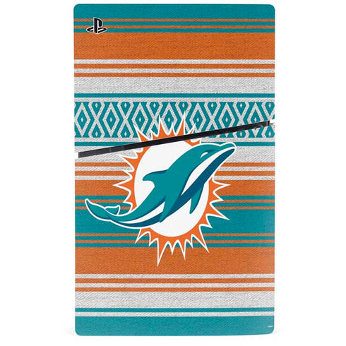 NFL Miami Dolphins Trailblazer PS5 Slim Digital Edition Console Skin