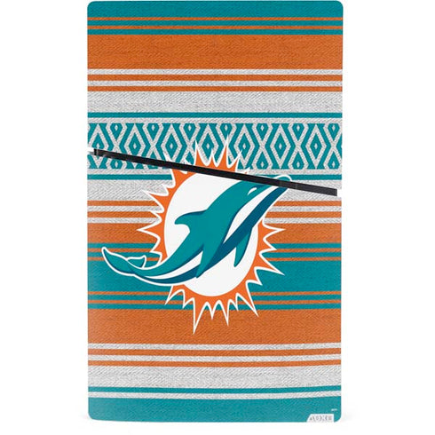 NFL Miami Dolphins Trailblazer PS5 Slim Digital Edition Console Skin