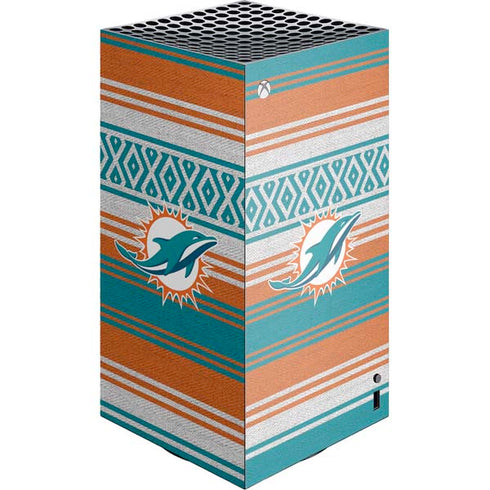 NFL Miami Dolphins Trailblazer XBox Series X Digital Edition Console Skin