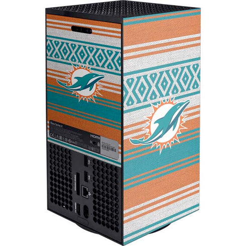 NFL Miami Dolphins Trailblazer XBox Series X Digital Edition Console Skin