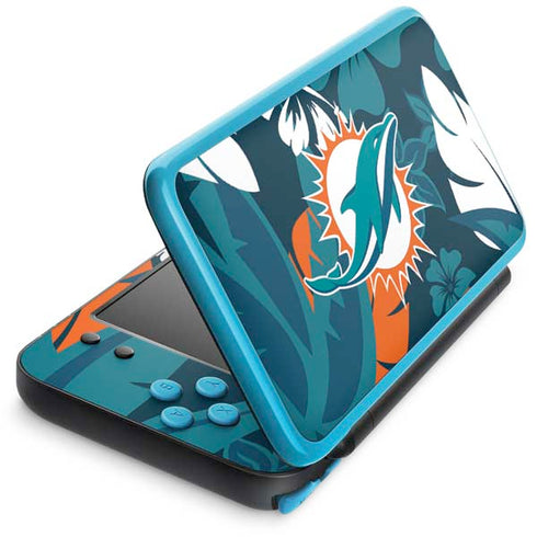 NFL Miami Dolphins Tropical Print Nintendo Skins