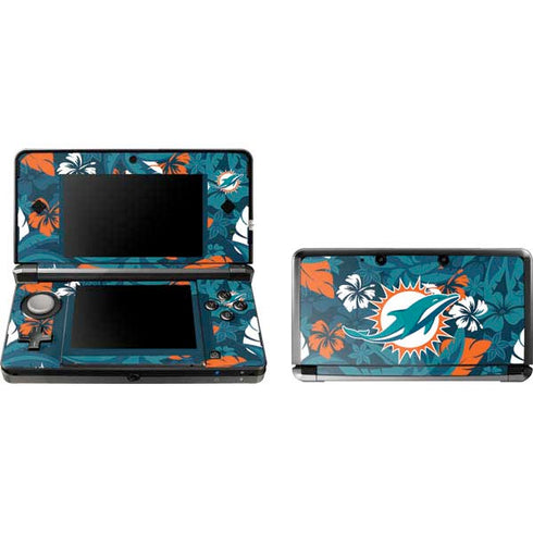 NFL Miami Dolphins Tropical Print Nintendo Skins
