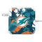 NFL Miami Dolphins Tropical Print 85W Power Adapter (15 and 17 inch MacBook Pro Charger) Skin