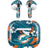 NFL Miami Dolphins Tropical Print Apple AirPods (3rd Gen 2021) Skin