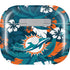 NFL Miami Dolphins Tropical Print Apple AirPods (3rd Gen 2021) Skin