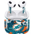 NFL Miami Dolphins Tropical Print Apple AirPods (3rd Gen 2021) Skin
