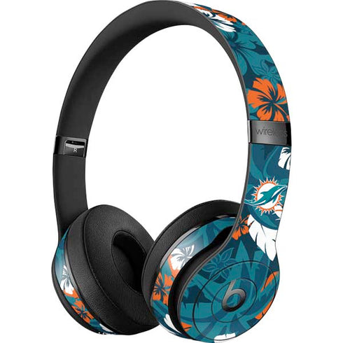 NFL Miami Dolphins Tropical Print Beats Solo 3 Wireless Skin