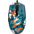 NFL Miami Dolphins Tropical Print G203 Prodigy RGB Wired Gaming Mouse Skin