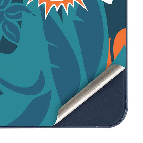 NFL Miami Dolphins Tropical Print Galaxy A35 5G Skin