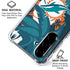 NFL Miami Dolphins Tropical Print Galaxy A36 5G Clear Case