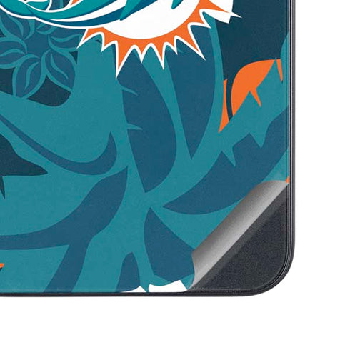 NFL Miami Dolphins Tropical Print Galaxy A54 5G Skin