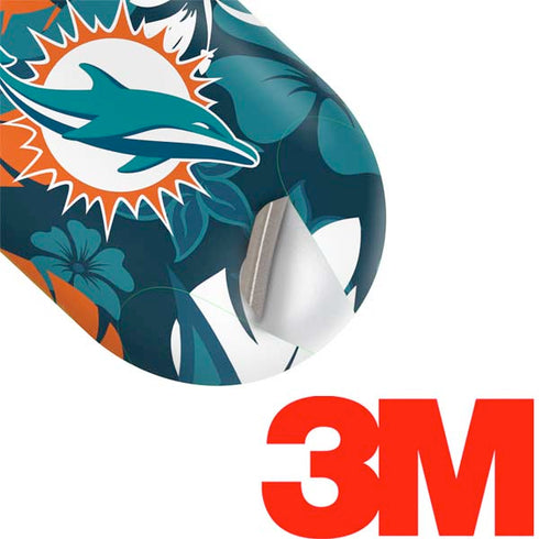 NFL Miami Dolphins Tropical Print Galaxy Buds Plus Skin