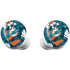 NFL Miami Dolphins Tropical Print Galaxy Buds Plus Skin