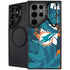 NFL Miami Dolphins Tropical Print Galaxy Cases