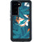 NFL Miami Dolphins Tropical Print Galaxy S24 Waterproof Case
