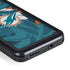 NFL Miami Dolphins Tropical Print Galaxy S24 Waterproof Case