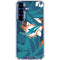 NFL Miami Dolphins Tropical Print Galaxy S25 Plus Clear Case