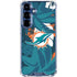 NFL Miami Dolphins Tropical Print Galaxy S25 Plus Clear Case