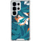 NFL Miami Dolphins Tropical Print Galaxy S25 Ultra Clear Case