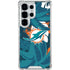 NFL Miami Dolphins Tropical Print Galaxy S25 Ultra Clear Case