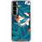 NFL Miami Dolphins Tropical Print Galaxy S26 Plus Clear Case